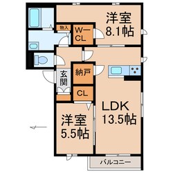 BEREO Le merの物件間取画像